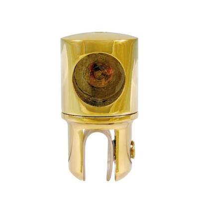 Держатель труба-стекло торцевой KAP44235 для душевой кабины, золотой