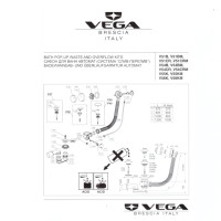 Слив-перелив Vega V 60 хром для ванны или душевой кабины AF18237